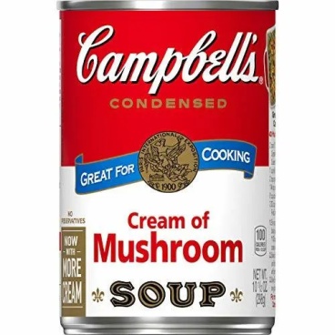 Campbell's Cream Of Mushroom Soup 298g (10.5 oz) -USA